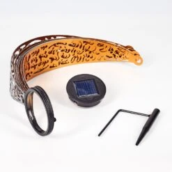 Wasalea Solar-Kugelleuchte LED Bronze, Schwarz, Silber, 1-flammig -Lampe Verkäufe wasalea solar kugelleuchte h3420461 5