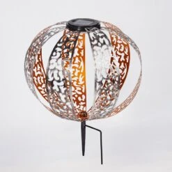 Wasalea Solar-Kugelleuchte LED Bronze, Schwarz, Silber, 1-flammig -Lampe Verkäufe wasalea solar kugelleuchte h3420461 7