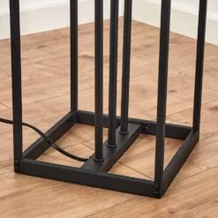 Woden Stehleuchte Messing, Schwarz, 3-flammig -Lampe Verkäufe woden stehleuchte h3358153 do4 5