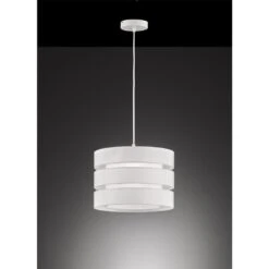 Wofi BELLE Hängeleuchte Weiß, 1-flammig -Lampe Verkäufe wofi belle haengeleuchte 11252 1