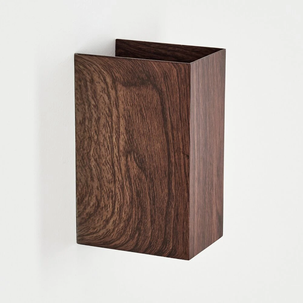 Woods Außenwandleuchte LED Holzoptik, Schwarz, 1-flammig 12 Woods Außenwandleuchte LED Holzoptik, Schwarz, 1-flammig – Bild 10