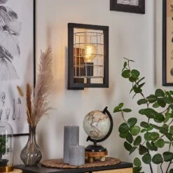 Wynyard Wandleuchte Schwarz, 1-flammig -Lampe Verkäufe wynyard wandleuchte h3636749 10