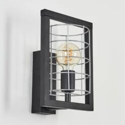 Wynyard Wandleuchte Schwarz, 1-flammig -Lampe Verkäufe wynyard wandleuchte h3636749 7