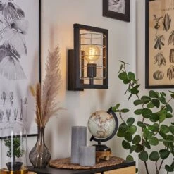 Wynyard Wandleuchte Schwarz, 1-flammig -Lampe Verkäufe wynyard wandleuchte h3636749 8