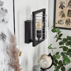 Wynyard Wandleuchte Schwarz, 1-flammig -Lampe Verkäufe wynyard wandleuchte h3636749 9