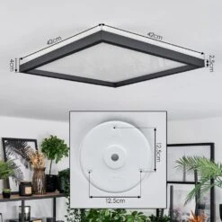 Xarel Deckenpanel LED Schwarz, 1-flammig -Lampe Verkäufe xarel deckenpanel h3819876 3