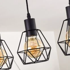 Yaak Deckenleuchte Holz Hell, Schwarz, 4-flammig 19 Yaak Deckenleuchte Holz Hell, Schwarz, 4-flammig -Lampe Verkäufe yaak deckenleuchte h3402627 5