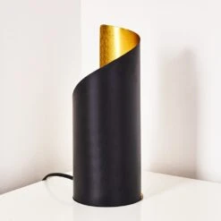 Yahuma Tischleuchte Schwarz-Gold, 1-flammig -Lampe Verkäufe yahuma tischleuchte h3160145 do1 3