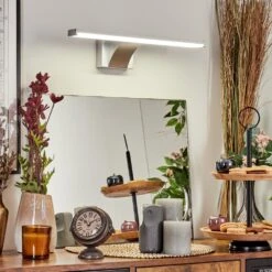 Zaire Spiegelleuchte LED Chrom, Silber, 1-flammig, Bewegungsmelder -Lampe Verkäufe zaire spiegelleuchte h9023593 6