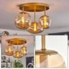 Zernez Deckenleuchte Glas 19,5 Cm 22 Cm 14 Cm Gold, 3-flammig -Lampe Verkäufe zernez deckenleuchte glas 19 5 cm 22 cm 14 cm h3729137 0