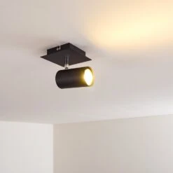 Zuoz Deckenleuchte Schwarz, 1-flammig -Lampe Verkäufe zuoz deckenleuchte h3340134 do1 11