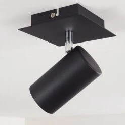 Zuoz Deckenleuchte Schwarz, 1-flammig -Lampe Verkäufe zuoz deckenleuchte h3340134 do1 5