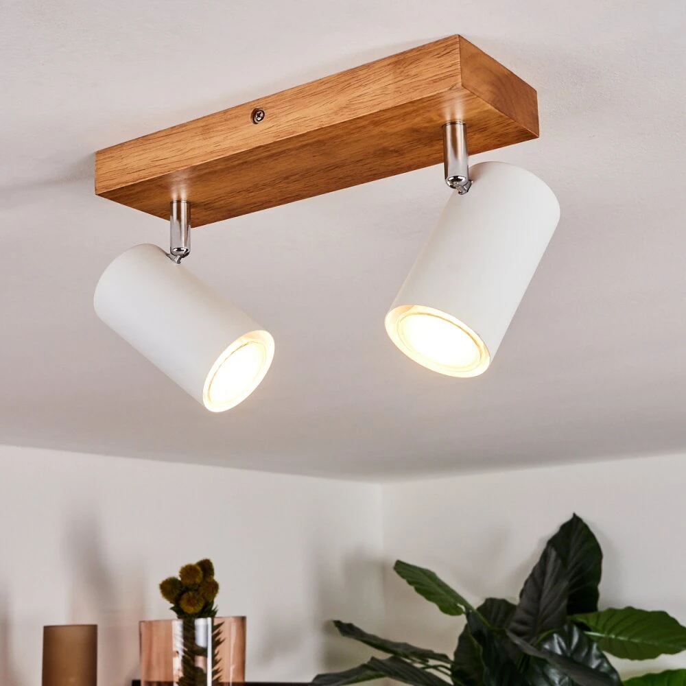 Zuoz Deckenleuchte Holz Hell, 2-flammig 11 Zuoz Deckenleuchte Holz Hell, 2-flammig – Bild 9