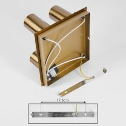 Zuoz Deckenleuchte Altmessing, 4-flammig -Lampe Verkäufe zuoz deckenleuchte h3434727 4