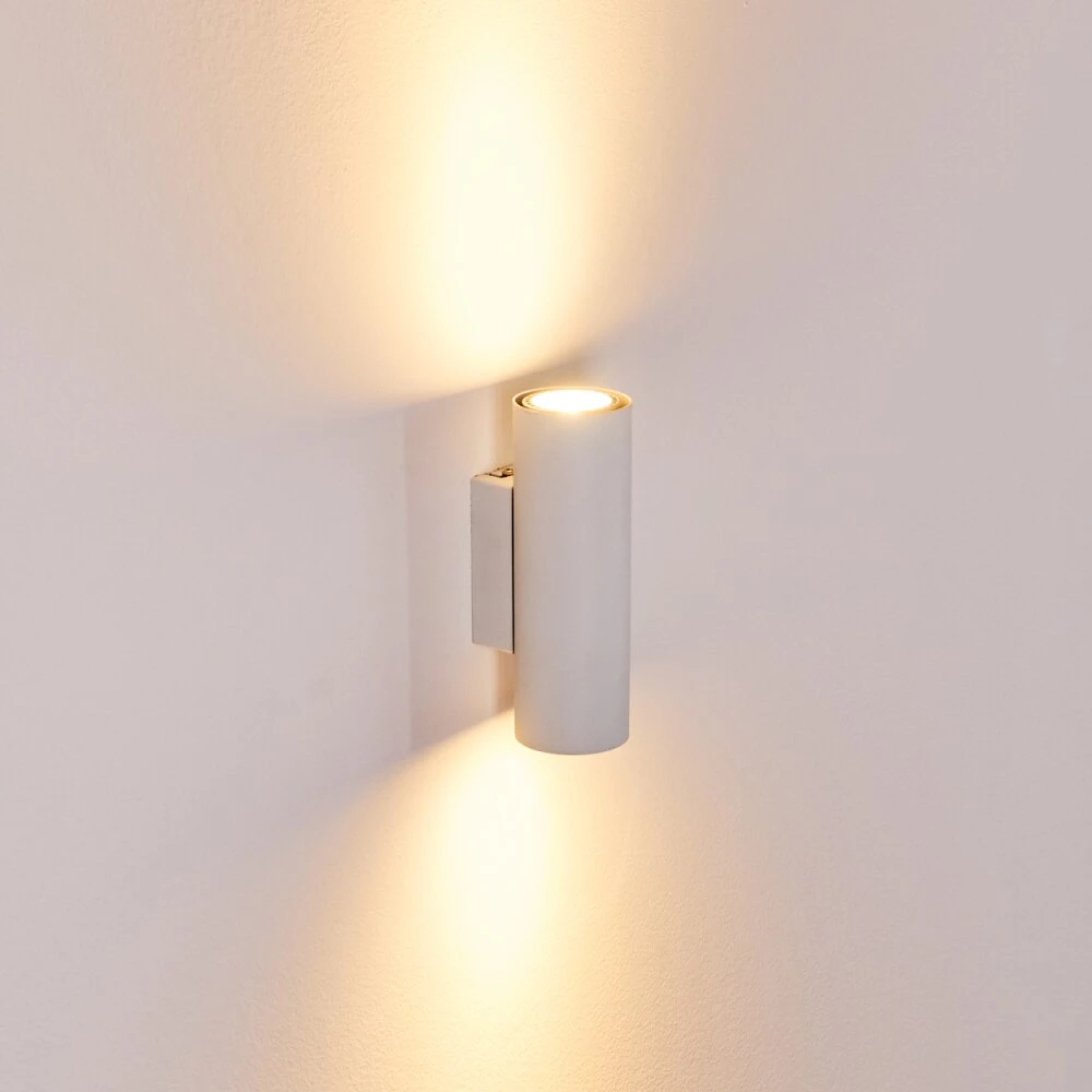 Zuoz Wandleuchte Weiß, 2-flammig 6 Zuoz Wandleuchte Weiß, 2-flammig – Bild 4